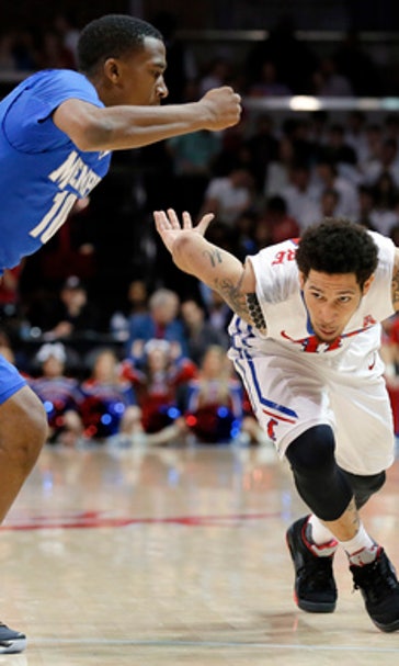 No. 13 SMU rebounds from 1st loss by beating Memphis 80-68